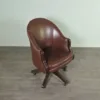 Bürostuhl Schreibtischstuhl Leder Braun