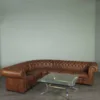 Chesterfield Sofa Eckcouch Ecksofa Braun 3,10 m x 2,55 m – Bild 2