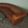 Chesterfield Sofa Eckcouch Ecksofa Braun 3,10 m x 2,55 m – Bild 9
