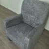Stuhl / Sessel auf Rollen Grau – Bild 7