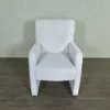 Stuhl / Sessel auf Rollen Weiß – Bild 3