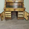 Schreibtisch mit Aufsatz Gründerzeit 1880 Nussbaum – Bild 25