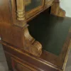 Schreibtisch mit Aufsatz Gründerzeit 1880 Nussbaum – Bild 8