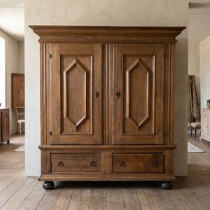Kleiderschrank Schrank Barock 1785 Eiche