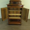 Vertiko mit Aufsatz Gründerzeit 1880 Nussbaum – Bild 15