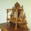 Vertiko mit Aufsatz Gründerzeit 1880 Nussbaum – Bild 7