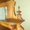 Vertiko mit Aufsatz Gründerzeit 1880 Nussbaum – Bild 9