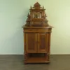 Vertiko mit Aufsatz Gründerzeit 1880 Nussbaum – Bild 2