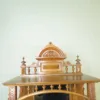 Vertiko mit Aufsatz Gründerzeit 1880 Nussbaum – Bild 6