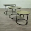 Beistelltische Set Couchtisch Metall – Bild 2