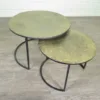 Beistelltische Set Couchtisch Metall – Bild 12