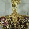 Pferde-Boulle Uhr mit Konsolentisch – Bild 6