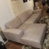 Sofa Couch Eckcouch Ecksofa Leder Sand 2,90 m x 1,50 m – Bild 5