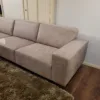 Sofa Couch Eckcouch Ecksofa Leder Sand 2,90 m x 1,50 m – Bild 8