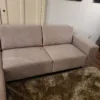 Sofa Couch Eckcouch Ecksofa Leder Sand 2,90 m x 1,50 m – Bild 7