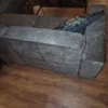 Sofa Couch Eckcouch Ecksofa Anthrazit Velours 2,65 m x 2,00 m – Bild 6