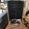 Schrank Kabinettschrank Massivholz Schwarz-Gold 0,70 m – Bild 8