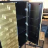 Schrank Kabinettschrank Massivholz Schwarz-Gold 0,70 m – Bild 7