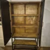 Schrank Kabinettschrank Fischgrät-Optik Teakholz 1,05 m – Bild 9
