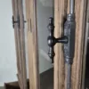 Vitrine Bücherschrank Eiche geräuchert 1,80 m – Bild 7