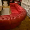 Chesterfield Sofa Eckcouch Ecksofa Rot 2,90 m x 2,40 m – Bild 12