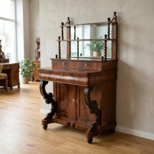 Damen-Schreibtisch Sekretär Biedermeier 1850 Mahagoni