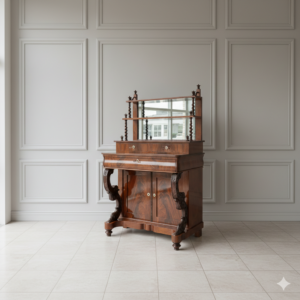 Damen-Schreibtisch Sekretär Biedermeier 1850 Mahagoni