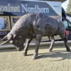 Skulptur Dekoration Stier Bronze 1,45 m – Bild 2