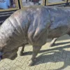Skulptur Dekoration Stier Bronze 1,45 m – Bild 8