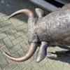 Skulptur Dekoration Stier Bronze 1,45 m – Bild 4