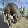 Skulptur Dekoration Stier Bronze 1,45 m – Bild 12