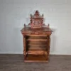 Vertiko mit Aufsatz Gründerzeit 1880 Nussbaum – Bild 9