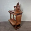 Vertiko mit Aufsatz Gründerzeit 1880 Nussbaum – Bild 10
