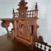 Vertiko mit Aufsatz Gründerzeit 1880 Nussbaum – Bild 5