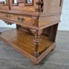 Vertiko mit Aufsatz Gründerzeit 1880 Nussbaum – Bild 8