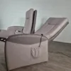 Elektrisches Relaxsofa Relaxcouch Sofa Leder Beige 1,30 m – Bild 12