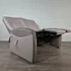 Elektrisches Relaxsofa Relaxcouch Sofa Leder Beige 1,30 m – Bild 6