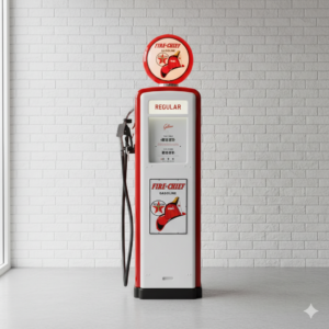 Zapfsäule Tanksäule Gilbarco 50er Jahre Texaco