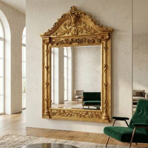 Spiegel Wandspiegel Gold Barockstil 1,70 m x 2,25 m