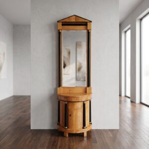 Spiegel mit Konsole Biedermeier 1820 Kirschbaum