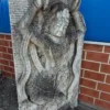Indische Göttin 1,62 m Steinfigur Granit – Bild 3