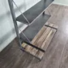 Regal Bücherregal Metall Mangoholz 1,01 m – Bild 5