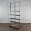 Regal Bücherregal Metall Mangoholz 1,01 m – Bild 3
