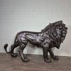 Skulptur Deko-Figur Löwe Bronze 2,28 m – Bild 4