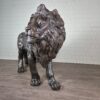 Skulptur Deko-Figur Löwe Bronze 2,28 m – Bild 2