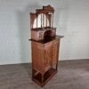 Vertiko mit Aufsatz Jugendstil 1910 Nussbaum