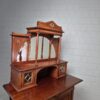 Vertiko mit Aufsatz Jugendstil 1910 Nussbaum – Bild 5
