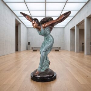 Deko-Figur Skulptur Spirit of Ecstasy Bronze 1,67 m