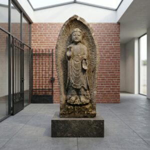 Steinfigur Buddha 1,83 m Stein