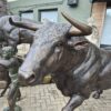 Skulptur Dekoration Stier Bronze 1,55 m – Bild 9